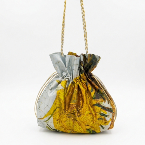 Bolso Saco Amarillo y Azul